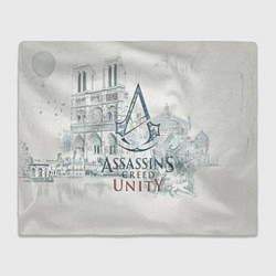 Плед флисовый Assassin’s Creed Unity, цвет: 3D-велсофт