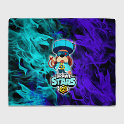 Плед флисовый Brawl StarsRonin Ruffs, цвет: 3D-велсофт