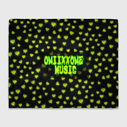 Плед флисовый OniixxOneMusic, цвет: 3D-велсофт
