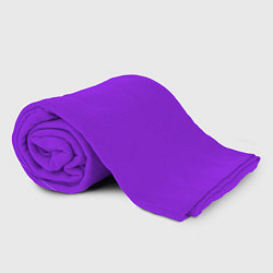 Плед флисовый Фиолетовый, цвет: 3D-велсофт — фото 2