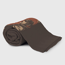 Плед флисовый Эрен Йегер, цвет: 3D-велсофт — фото 2