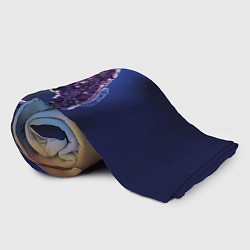 Плед флисовый Морской конёк, цвет: 3D-велсофт — фото 2