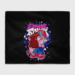 Плед флисовый Friday Night Funkin, цвет: 3D-велсофт