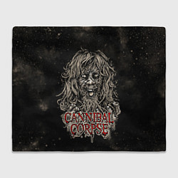 Плед флисовый Cannibal Corpse, цвет: 3D-велсофт