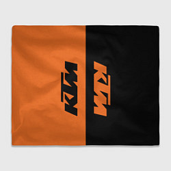 Плед флисовый KTM КТМ Z, цвет: 3D-велсофт