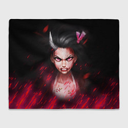 Плед флисовый NEZUKO НЕЗУКО KNY, цвет: 3D-велсофт