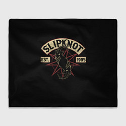 Плед флисовый Slipknot 1995, цвет: 3D-велсофт