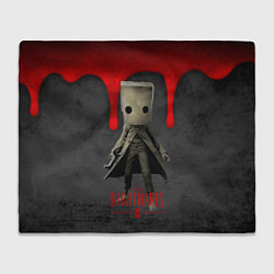 Плед флисовый Little Nightmares 2 кровь, цвет: 3D-велсофт