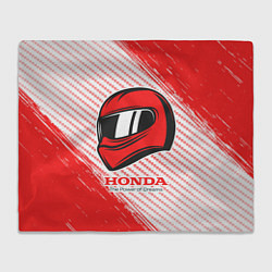 Плед флисовый Honda - Strokes, цвет: 3D-велсофт