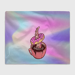 Плед флисовый Щупальца сладкоежка, цвет: 3D-велсофт