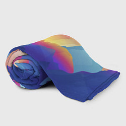 Плед флисовый Красочные Горы, цвет: 3D-велсофт — фото 2