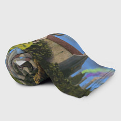 Плед флисовый Шрек, Кот и Осёл, цвет: 3D-велсофт — фото 2