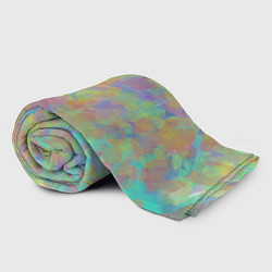 Плед флисовый Цветные лепестки, цвет: 3D-велсофт — фото 2