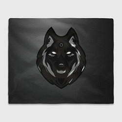 Плед флисовый Демон волк, цвет: 3D-велсофт