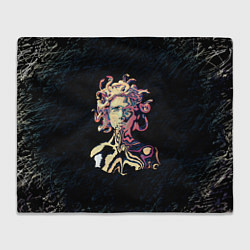 Плед флисовый Горгона YES, цвет: 3D-велсофт