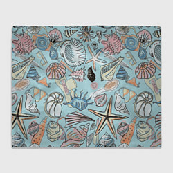 Плед флисовый Морские обитатели, цвет: 3D-велсофт