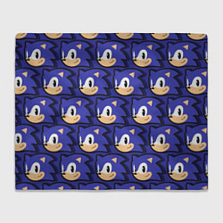 Плед флисовый Sonic pattern, цвет: 3D-велсофт