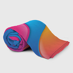 Плед флисовый Candy rainbow, цвет: 3D-велсофт — фото 2