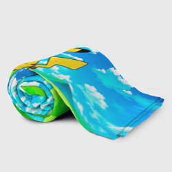Плед флисовый Уставший Пикачу, цвет: 3D-велсофт — фото 2