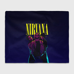 Плед флисовый Nirvana Neon, цвет: 3D-велсофт