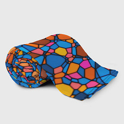 Плед флисовый Mosaic, цвет: 3D-велсофт — фото 2