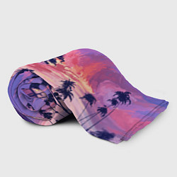 Плед флисовый Пейзаж, цвет: 3D-велсофт — фото 2