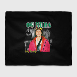 Плед флисовый OG BUDA, цвет: 3D-велсофт