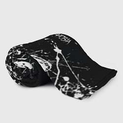 Плед флисовый Phasmophobia краска, цвет: 3D-велсофт — фото 2