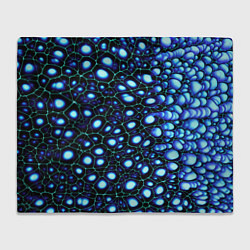 Плед флисовый Абстракция-макрокраска, цвет: 3D-велсофт