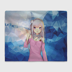 Плед флисовый Emilia&Rem, цвет: 3D-велсофт
