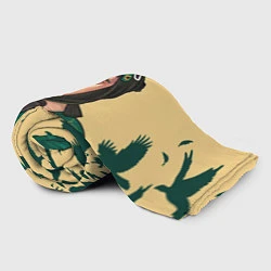 Плед флисовый Джаред Лето Jared Leto Z, цвет: 3D-велсофт — фото 2