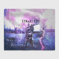 Плед флисовый S T A L K E R 2 С Т А Л К Е Р 2 Z, цвет: 3D-велсофт