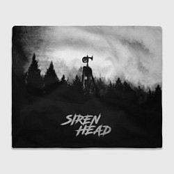 Плед флисовый Forest Siren Head, цвет: 3D-велсофт