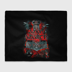 Плед флисовый Amon Amarth, цвет: 3D-велсофт