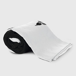 Плед флисовый BON JOVI BLACK WHITE, цвет: 3D-велсофт — фото 2