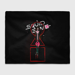 Плед флисовый Squid Game, цвет: 3D-велсофт