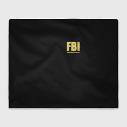 Плед флисовый FBI Female Body Inspector, цвет: 3D-велсофт