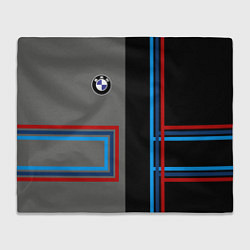 Плед флисовый Автомобиль BMW БМВ, цвет: 3D-велсофт