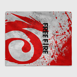 Плед флисовый GARENA FREE FIRE ЛОГО ИГРЫ, ДРАКОН, цвет: 3D-велсофт