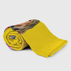 Плед флисовый Красотка Тейлор, цвет: 3D-велсофт — фото 2