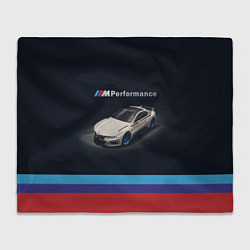 Плед флисовый BMW CLS 3 0 PERFORMANCE, цвет: 3D-велсофт