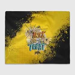 Плед флисовый !Trick or treat!, цвет: 3D-велсофт