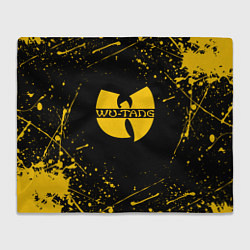 Плед флисовый WU-TANG CLAN БРЫЗГИ КРАСОК, цвет: 3D-велсофт