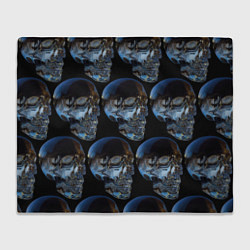 Плед флисовый Vanguard skull pattern 2022, цвет: 3D-велсофт