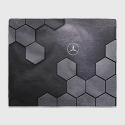 Плед флисовый Mercedes-Benz vanguard pattern, цвет: 3D-велсофт