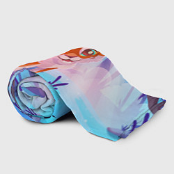 Плед флисовый Тигрица на кувшинке, цвет: 3D-велсофт — фото 2