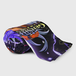 Плед флисовый Рейзор - Геншин Импакт, цвет: 3D-велсофт — фото 2