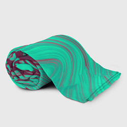 Плед флисовый Зеленый прилив, цвет: 3D-велсофт — фото 2