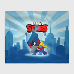 Плед флисовый Captain Crow - Brawl Stars, цвет: 3D-велсофт