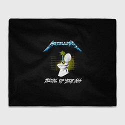 Плед флисовый Kill Em All - Metallica, цвет: 3D-велсофт